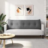  Jastuk za leđa Tamno siva 160 x 24 x 50 cm tkanina | Eponuda.com