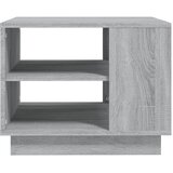  Stolić za kavu siva boja hrasta 55x55x43 cm konstruirano drvo | shoptok.hr
