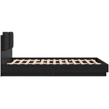  Okvir kreveta s uzglavljem s uzglavljem Crni hrast 150 x 200 cm | Eponuda.com