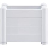  Povišena vrtna gredica PP bijela 43 x 43 x 35 cm | shoptok.hr
