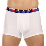 STYX Men's Boxer Shorts Sports Rubber White Tricolor