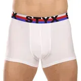 STYX Men's Boxer Shorts Sports Rubber White Tricolor