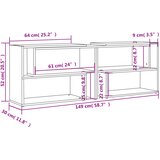 TV ormarić boja betona 149 x 30 x 52 cm konstruirano drvo | shoptok.hr