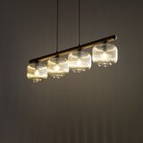  Luster na sajli SALVIA 4xE14/10W/230V braon/zadimljeno braon | Eponuda.com