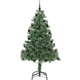 vidaXL Božično drevo med 300 LED z stojalom Zelena 210 cm PVC | Shoptok.si