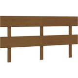  Uzglavlje za krevet boja meda 154 x 3 x 81 cm masivna borovina | shoptok.hr