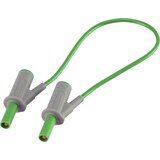 Voltcraft Visokofleksibilni varnostni merilni kabel [lamelni vtič 4 mm - lamelni vtič 4 mm] 0.25 m zelene barve MSB-501 10 A, (20422839) Cene