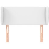  Uzglavlje s ušima bijelo 103x23x78/88 cm od umjetne kože | shoptok.hr