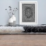 Lesnina XXXL PREPROGA Z VISOKIM FLOROM Milano 140/200 cm tkano črna, bela | Shoptok.si