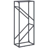  stojalo za drva antracit 40x25x100 cm hladno valjano jeklo | Shoptok.si