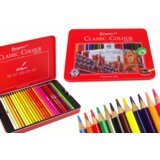  Set of 48 Art Crayons Metal Container | shoptok.hr