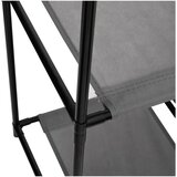 Ormarić za pohranu s 4 platnene košare sivi 63x30x71 cm čelični | shoptok.hr