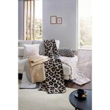 Dieter Knoll DEKORATIVNA ODEJA 150/200 cm črna, rjavosiva | Shoptok.si