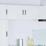 vidaXL Stenska kuhinjska omarica Visok sijaj bela 50 x 31 x 40 cm | Shoptok.si