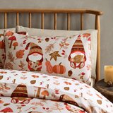 Catherine Lansfield Narančasta/smeđa posteljina za krevet za jednu osobu 135x200 cm Woodland Gonks – | shoptok.hr