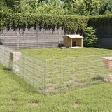 vidaXL Ograda za životinje s 48 ploča 54 x 60 cm od pocinčanog željeza | shoptok.hr