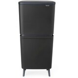 Brabantia Temno siv plastičen koš za smeti 25+10+10 l za ločevanje odpadkov SortUp Recycle Hi – Cene