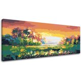  Slikanje po številkah PREMIUM GOLD - Pastelna pokrajina (set) | Shoptok.si