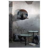 BePureHome Metalni pomoćni stolić sa staklenom pločom Fly, ⌀ 45 cm | shoptok.hr