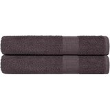 vidaXL Ručnici 2 kom antracit 100 x 200 cm 360 gsm od 100 % pamuka | shoptok.hr