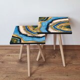 Hanah home 2Shp112 - multicolor multicolor nesting table (2 pieces) | ePonuda.com