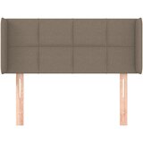  Uzglavlje s ušima smeđesivo 93x16x78/88 cm od tkanine | shoptok.hr