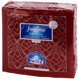 Zen Jednoslojne salvete Familiare 50/1 33X33 bordo Cene