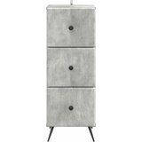  Ormar s ladicama Betonska siva 33 x 34,5 x 90 cm | shoptok.hr