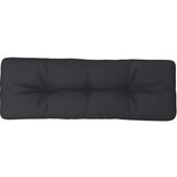 vidaXL Jastuk za palete crni 120 x 40 x 12 cm od tkanine | shoptok.hr