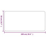  Tepih-staza s izgledom sisala antracit 50 x 100 cm | shoptok.hr