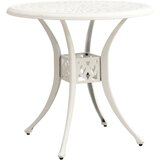  5-dijelni bistro set od lijevanog aluminija bijeli | shoptok.hr