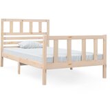 The Living Store Posteljni okvir 90x190 cm trdnega lesa - Posteljni Okvir, (21525805) | Shoptok.si