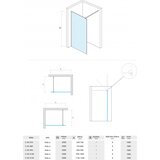 Copen walk-in concept monte 80x200cm 8mm staklo (C-02-S80) | Eponuda.com