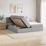  s od storage s uzglavljem 2 kom. Svjetlosiva Lažna koža | shoptok.hr