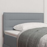 vidaXL Vzglavje Svetlo sivo Tkanina in les 100 x 7 x 78 cm Preprosto | Shoptok.si