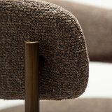 DAN-FORM Denmark Rjav jedilni stol z nasloni za roke Reboot – | Shoptok.si