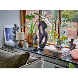 Bloomingville Modra ročno izdelana vaza iz kamenine (višina 12 cm) Bashir – | Shoptok.si