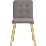 vidaXL Jedilni stoli 2 kosa taupe blago | Shoptok.si