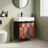  Kupaonski ormar ESSEN Crni hrast 60 x 40 x 61 cm | shoptok.hr