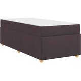  Krevetna konstrukcija Tamno smeđa 90 x 200 cm tkanina | shoptok.hr