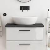  Kupaonska radna ploča tamnosiva 80x40x(2-4) cm tretirano drvo Cijene