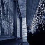  Božićna LED zavjesa s daljinskim upravljačem 300 LED, hladno bijela | shoptok.hr