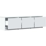 TV omarica z LED Bela 140 x 34 x 40 cm Konstruiran les, (5000137139) | Shoptok.si