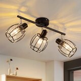 Nettlife Stropna svetilka, reflektor, 3 plameni, retro E14, stropna svetilka, kristalni senčnik za hotel, (22116669) | Shoptok.si