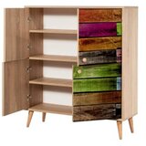 Woody Fashion multilux - 726 - 1053 sonomoanthracite hallway furniture set | ePonuda.com