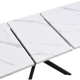 XXXL Jedilna Miza Erik, Marmor, 150-200x90 | Shoptok.si