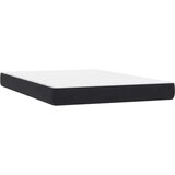Box spring postelja z vzmetnico črna 160x220 cm žamet, (21829637) | Shoptok.si