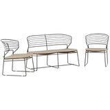 Venture Home Milano vrtna lounge garnitura, crna | shoptok.hr
