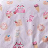 Catherine Lansfield Rožnata enojna otroška posteljnina 135x200 cm Sweet Treats – | Shoptok.si