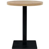  Stol za bistro od MDF-a i čelika 60 x 75 cm boja hrasta | shoptok.hr